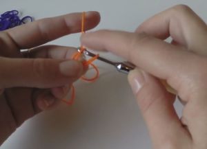 Браслет из резинок Чешуя дракона 5