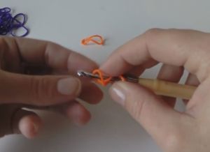 Браслет из резинок Чешуя дракона 6