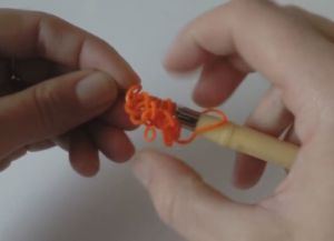 Браслет из резинок Чешуя дракона 7