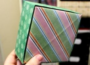 как сделать коробку из бумаги 55