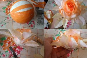 топиарии из искуственных цветов 4