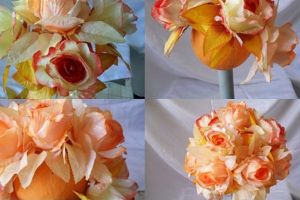 топиарии из искуственных цветов 7