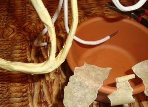 топиарий из кофейных зерен 10