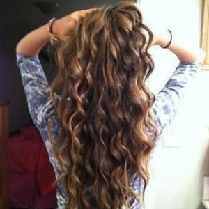 Как сделать крупные локоны 2