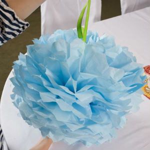 как сделать помпоны из бумаги6