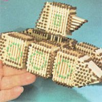 как сделать танк из спичек 21