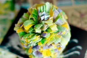 мастер класс помпоны из бумаги 9