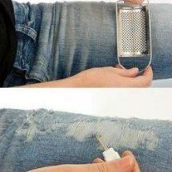 рваные джинсы своими руками1