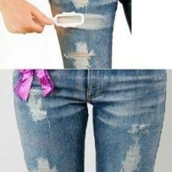 рваные джинсы своими руками2