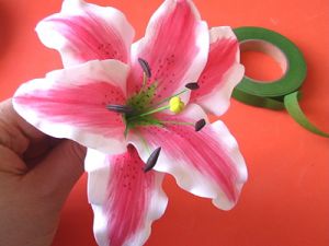 Цветы из фоамирана - мастер-класс23