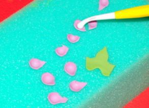 Цветы из холодного фарфора10