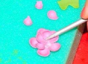 цветы из холодного фарфора11