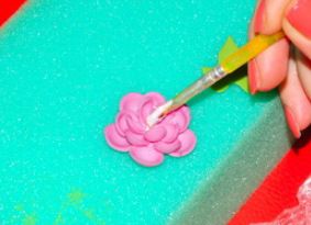 Цветы из холодного фарфора12