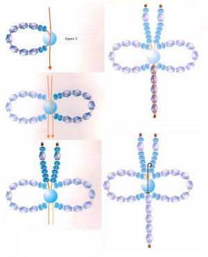 Серьги из бусин своими руками1