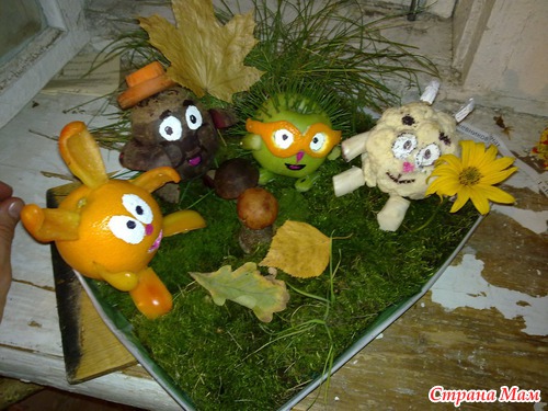 вы улыбнулись, увидев наши поделки 