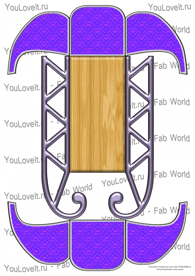 Поделки своими руками: Санки для кукол Монстр Хай и других