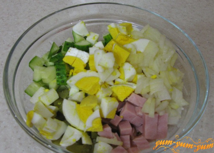 Все ингредиенты смешиваем