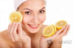 как очистить и сузить поры на лице лимоном