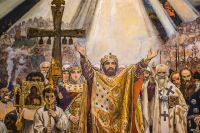 «Крещение Руси» - фреска В. Васнецова во Владимирском соборе в Киеве, созданная в 1895-1896 гг.