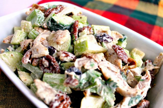 Праздничные салаты на скорую руку: куриный салат