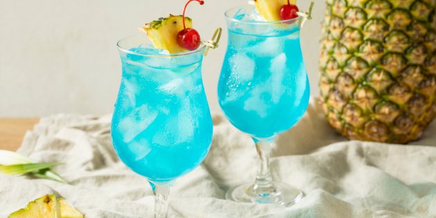 рецепты алкогольных коктейлей: Голубая лагуна