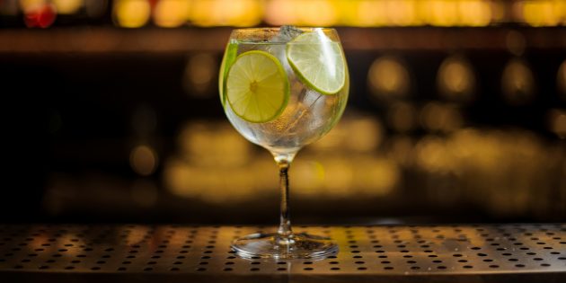 рецепты алкогольных коктейлей: джин-тоник