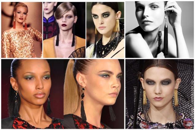 серьги-кисти