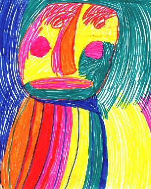 Взгляд человека в себе на окружающий мир  рисунки аутистов, фото № 6