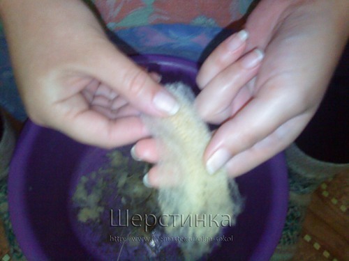 мытье шерсти