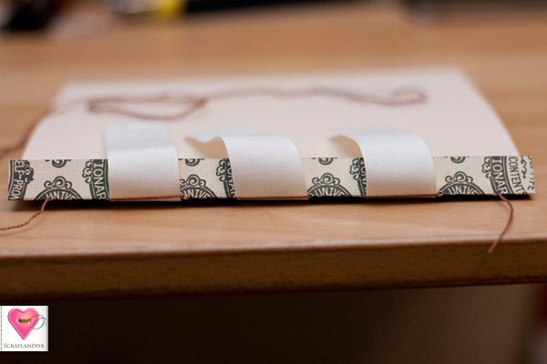 Альбом в переплете на лентах, фото № 13