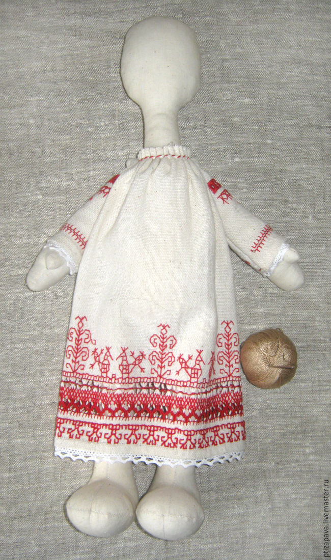 Шьем русский костюм для куклы. Часть 1, фото № 19