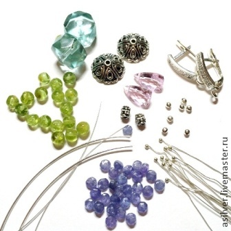 серьги-грозди серьги-грозди