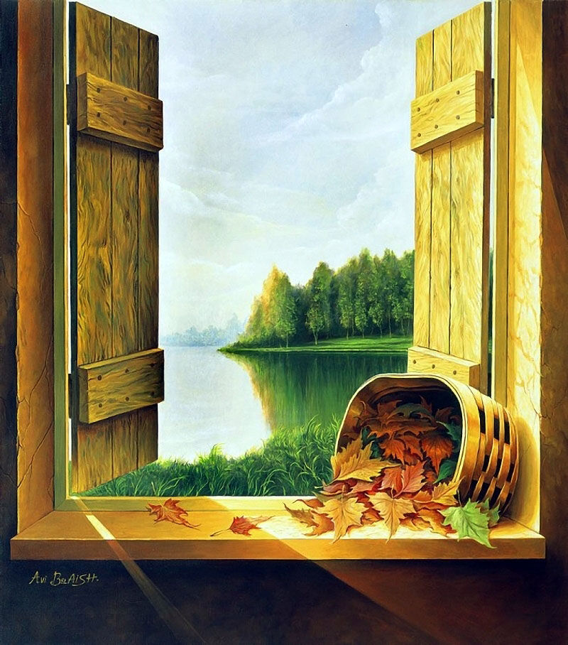 Осень в окнах 30 поэтичных и нежных работ живописцев, фото № 31