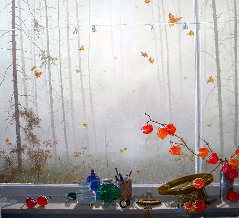 Осень в окнах 30 поэтичных и нежных работ живописцев, фото № 19