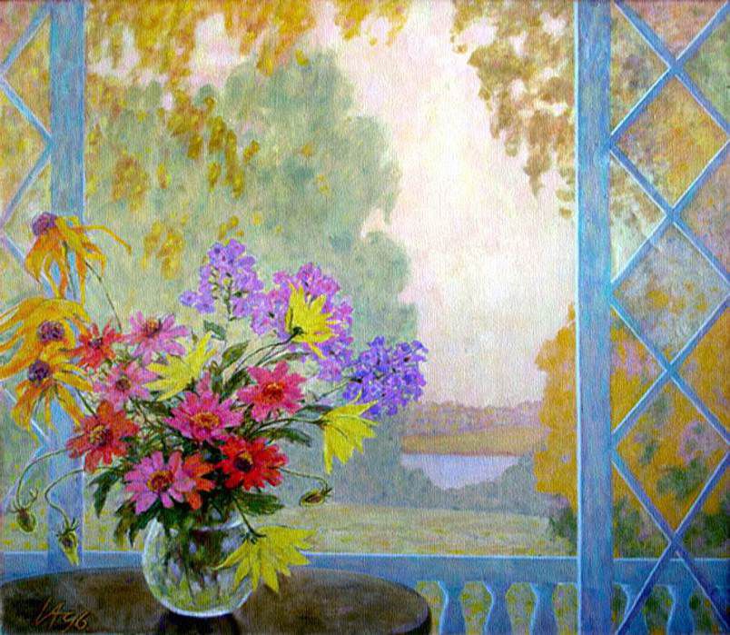 Осень в окнах 30 поэтичных и нежных работ живописцев, фото № 20