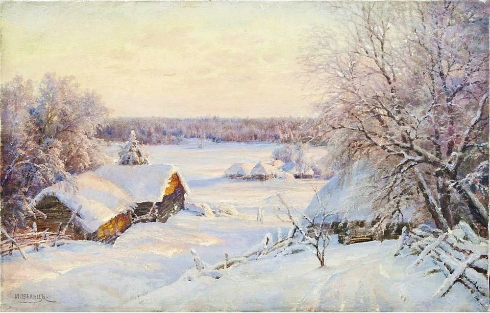 Сказочные зимние пейзажи русских художников, фото № 5