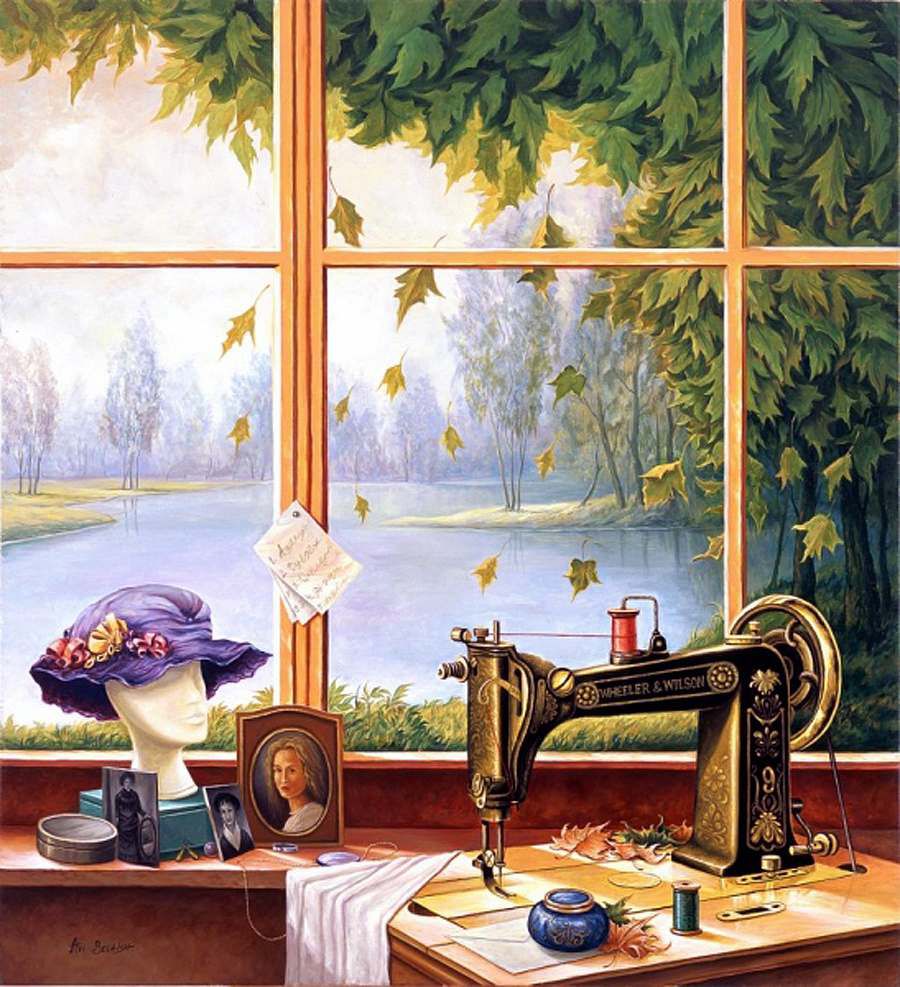 Осень в окнах 30 поэтичных и нежных работ живописцев, фото № 30