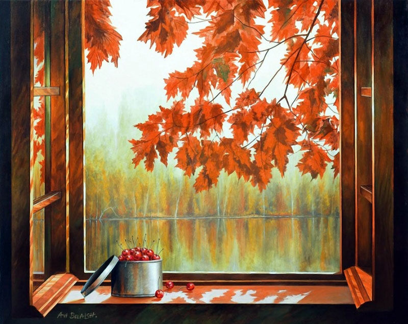 Осень в окнах 30 поэтичных и нежных работ живописцев, фото № 27