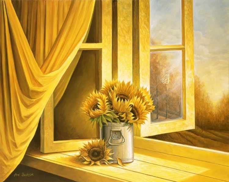 Осень в окнах 30 поэтичных и нежных работ живописцев, фото № 32