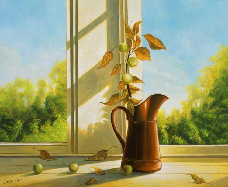 Осень в окнах 30 поэтичных и нежных работ живописцев, фото № 33