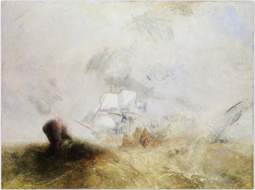 Китобойное судно - Уильям Тернер (около 1845 г.)