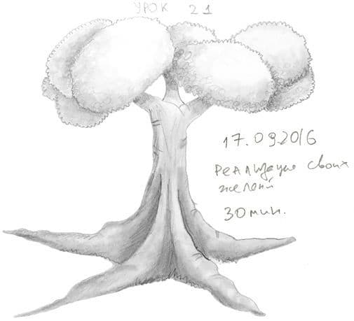 Как научиться рисовать карандашом урок 21. Дерево