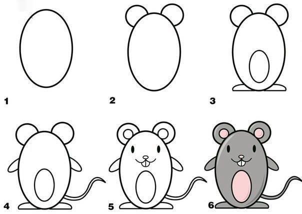 Как рисовать мышку?
