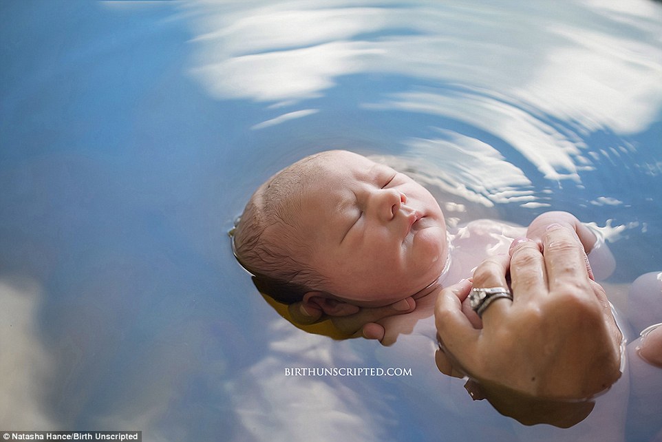 Winner, Postpartum Category: Natasha Hance captured the moment clouds reflected on a birthing pool on the family