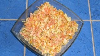 Салат из пекинской капусты и моркови