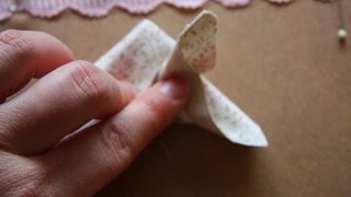 Очень Красивая Бабочка из Ткани DIY Рукоделие Guidecentral