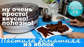 ПАСТИЛА ИЗ ЯБЛОК ДОМАШНЯЯ//СУШИЛКА ДЛЯ ФРУКТОВ И ОВОЩЕЙ//ТИП ТОП ТВ//