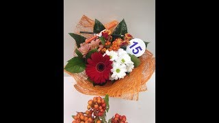 МК. Букет к 1 сентября. Бюджетный вариант. Bouquet by September 1st.