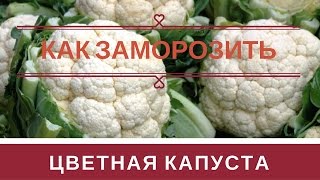 Как Заморозить Цветную Капусту на Зиму