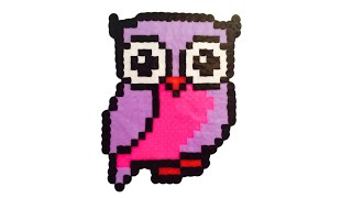 Cова из пюсла бусин/Owl from PYSSLA